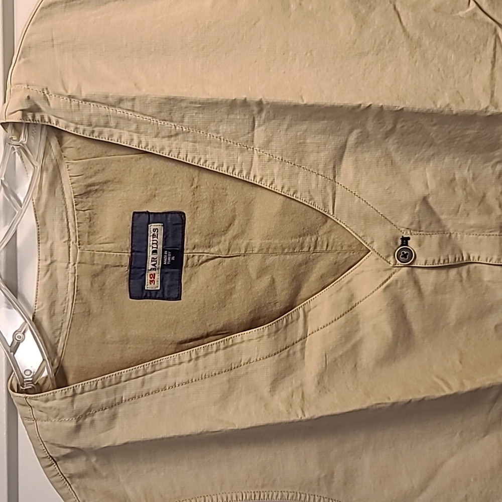 Men's Khaki Vest by 32 Bar Blues - Picture 3 of 9